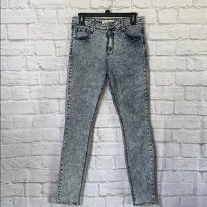 Bullhead Demin Co. Bleach Inspired Hi-Rise Jeans
